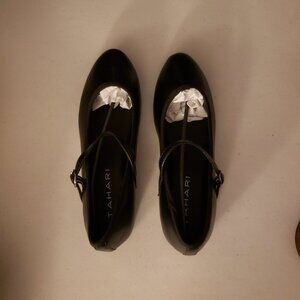 Tahari Vienna Women’s Ballet Flats Shoes Mary Jane Strap Buckle Size 8 New NIB